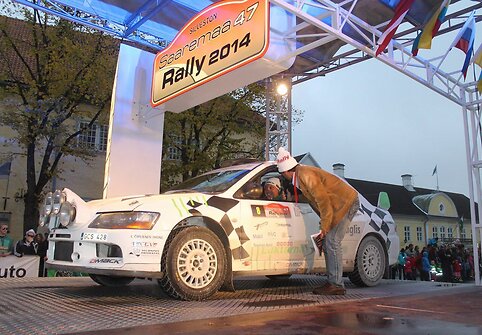 \"Rally Saaremaa 2014\" starto pakyla
