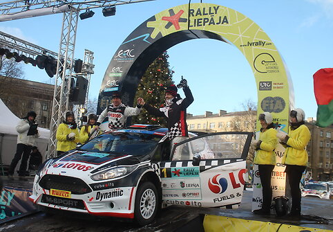 &bdquo;Rally Liepaja 2015&ldquo; fini&scaron;o podiumas