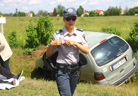 Avarijos vietoje