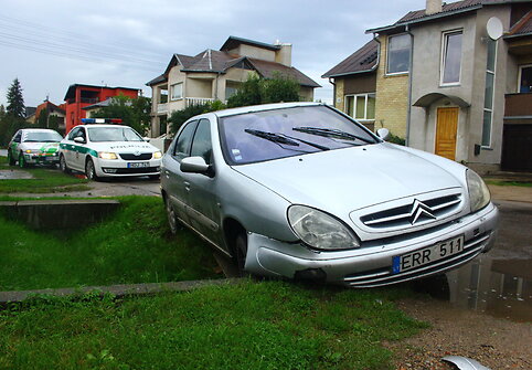 Avarijos vietoje
