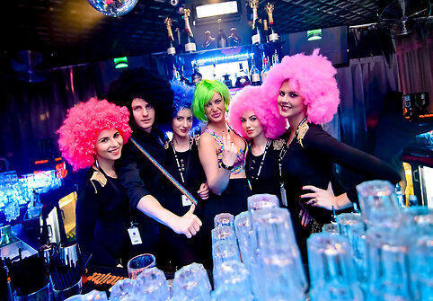 Vakarėlio Mojo Lounge akimirka