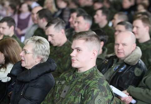 Lietuvos KOP ir NATO kariai Lietuvos nepriklausomybę paminėjo muzikaliai