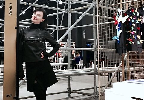 A. Kuzmickaitė parodoje &bdquo;Pitti Super&ldquo;.