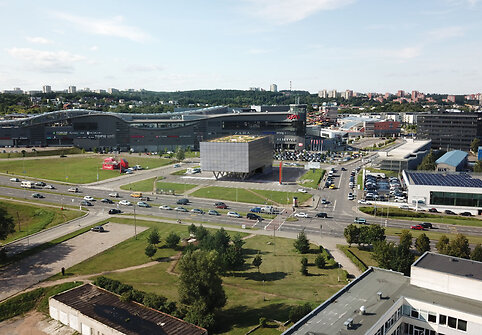 Planuojamas biurų pastatas greta prekybos centro &bdquo;Ozas&ldquo;