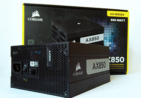 „Corsair AX 850“ maitinimo blokas