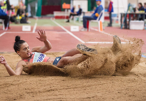 Lietuvos lengvosios atletikos taurės varžybos Vilniuje. Dovilė Dzindzeletaitė