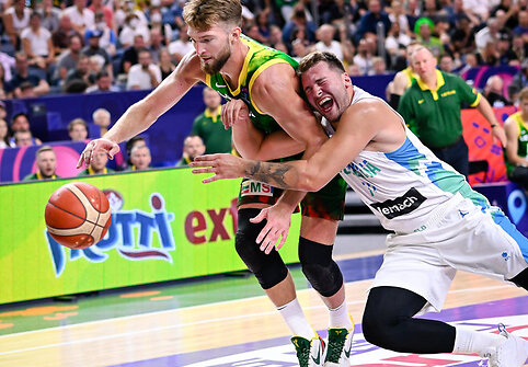 Luka Dončičius ir Domantas Sabonis 