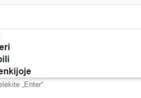 "Google" paieškos pasiūlymai