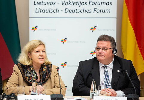 Angelika Viets ir Linas Linkevičius