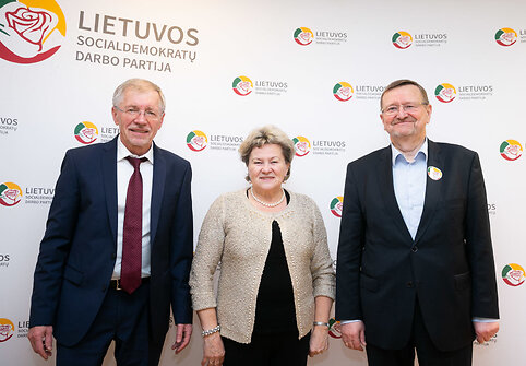 Gediminas Kirkilas, Irena &Scaron;iaulienė, Juozas Bernatonis