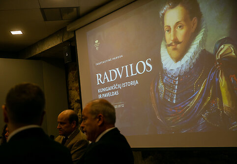 Parodos &bdquo;Radvilos. Kunigaik&scaron;čių istorija ir paveldas&ldquo; pristatymas