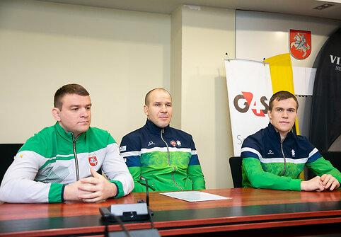 Aleksandras Kazakevičius, Mindaugas Ežerskis, Paulius Galkinas
