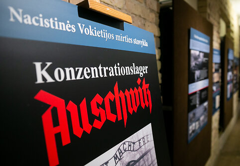 Parodos „Nacistinės Vokietijos mirties stovykla. Konzentrationslager Auschwitz“ pristatymas