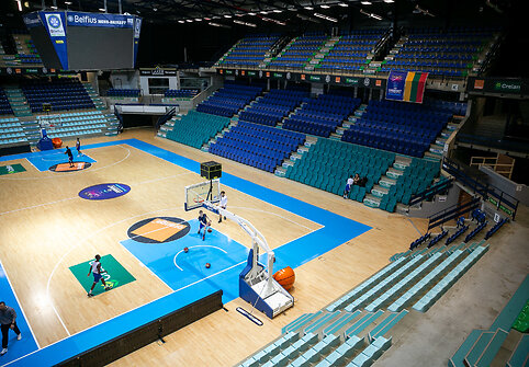 Lietuvos ir Belgijos rinktinių dvikovos vieta - Mons arena