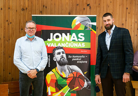 Linas Kunigėlis ir Jonas Valančiūnas