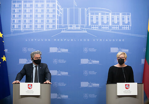 Thierry Bretonas ir Ingrida &Scaron;imonytė
