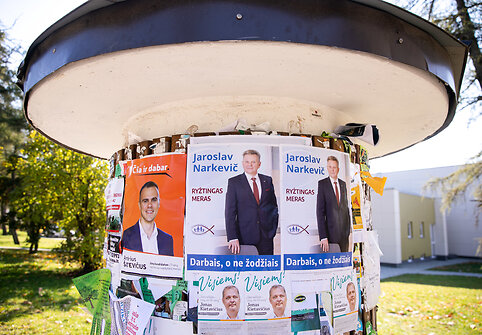 Trakų rajono savivaldybės mero rinkimų kandidatų politinė reklama 