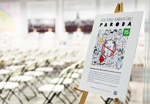 Naujienų portalo 15min politinių karikatūrų paroda