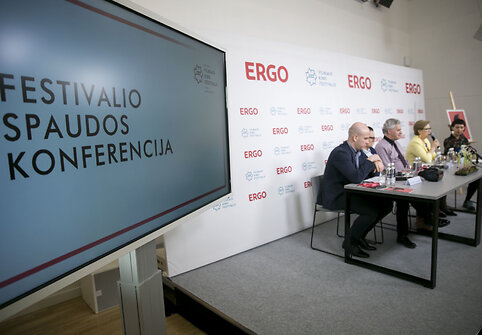 Spaudos konferencijos akimirka