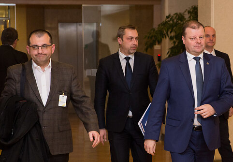 Vytautas Kasiulevičius ir Saulius Skvernelis