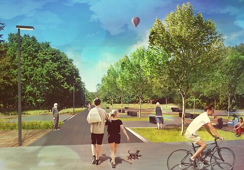 Panevėžio statybos trestas (PST) modernizuos Panevėžio kultūros ir poilsio parką