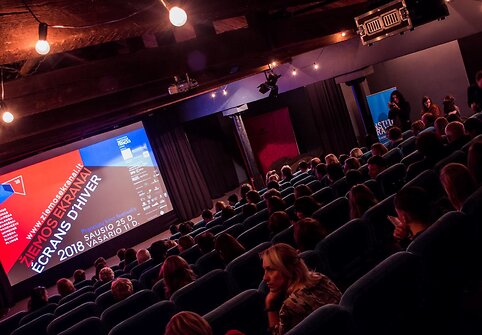 Akimirkos iš prancūziško kino festivalio „Žiemos ekranai“ atidarymo Kaune