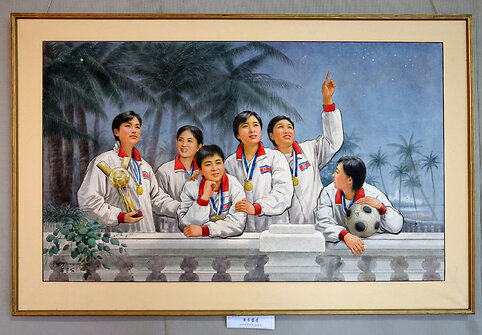 Sportas ir menas per mu&scaron;trą &Scaron;iaurės Korėjoje