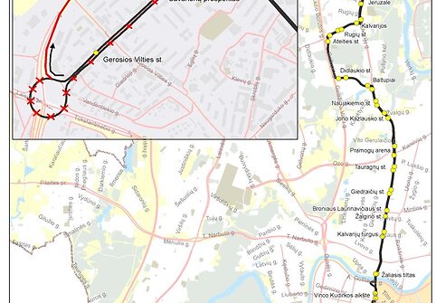Festivalio &bdquo;PaVINGiuojam&ldquo; metu pakeistas naktinio autobuso 103 mar&scaron;ruto trasa