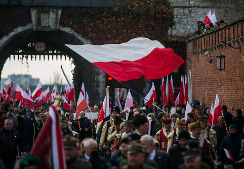 Lenkai patriotiniais renginiais mini Nepriklausomybės dieną