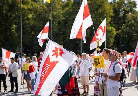 Lietuvos baltarusių mitingas prieš A. Lukašenkos režimą