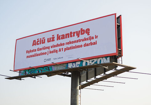 Gariūnų viaduko rekonstrukcijos pristatymas