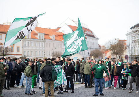 Vilniaus „Žalgirio“ fanų eisena