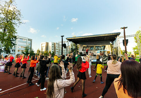 Sporto šventė „BeActive Night“ Raseiniuose