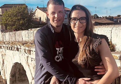 Valerija Uogelienė su vyru