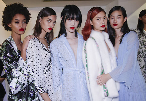 Makiažas, Blumarine, 2018 m.