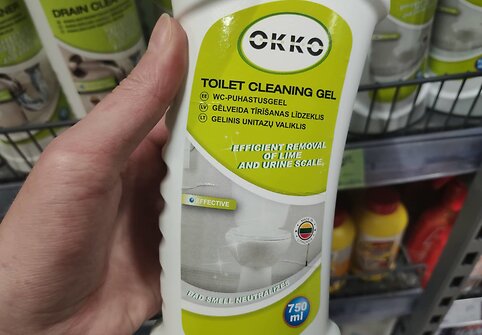 Gelinis unitazų valiklis „Okko“