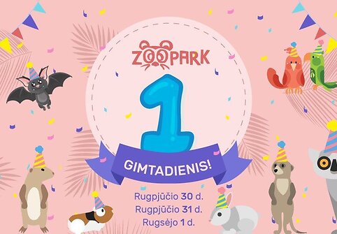Zoologijos sodui Vilniuje „Zoopark“ – vieneri metai
