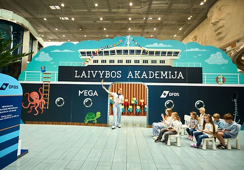 Mokslo metams artėjant, PLC &bdquo;Mega&ldquo; &ndash; nemokama edukacinė pramoga vaikams &bdquo;Laivybos akademija&ldquo;
