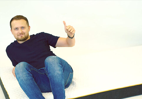 Mantas Katleris ant „Napsie“ čiužinio