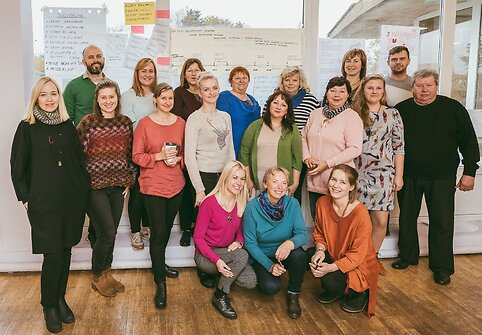 Ramučių kultūros centre baigėsi pusmetį trukę, beveik visą Kauno rajoną apkeliavę kūrybingumo mokymai
