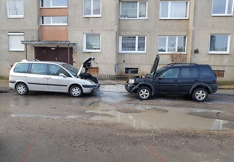 Sprogimas Mažeikiuose