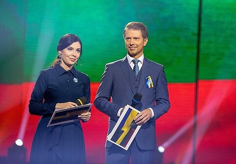 Koncerto &bdquo;Kartu iki pergalės&ldquo; akimirka