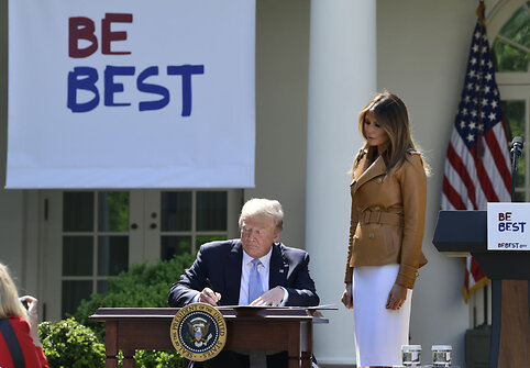 Donaldas ir Melania Trumpai