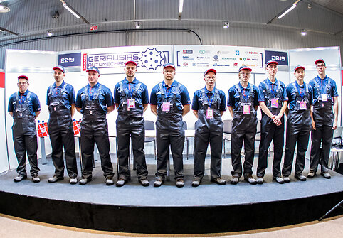 „Geriausio jaunojo automechaniko“ konkursas 2019