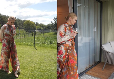 Natalija Bunkė aprodė namus pajūryje