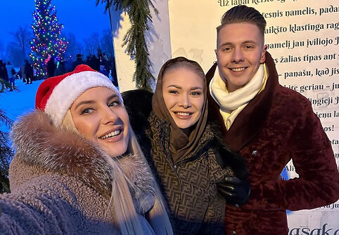 Kalėdinio parko Krik&scaron;tėnų dvare atidarymas