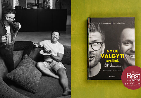 Alfas Ivanauskas, Paulius Ratkevičius, jų knyga „Noriu valgyti sveikai, bet skaniai“