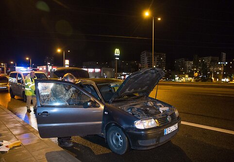 Naktinis policijos reidas Vilniaus mieste