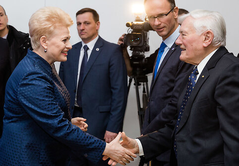 Dalia Grybauskaitė ir Valdas Adamkus