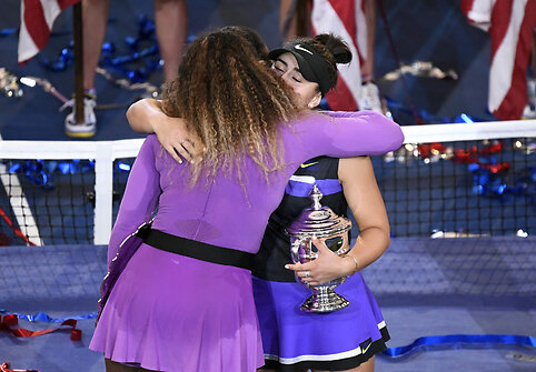 &bdquo;US Open&ldquo; moterų finalo apdovanojimų ceremonija